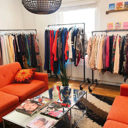 Vintage room at Queenie and Pearl