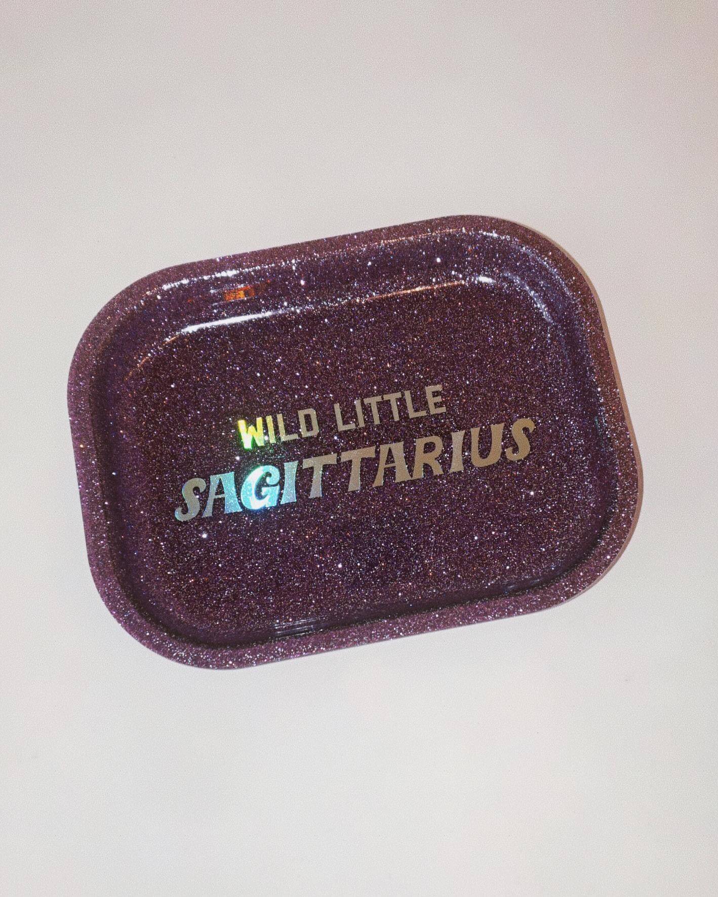 Handmade Glitter Sagittarius Zodiac Tray