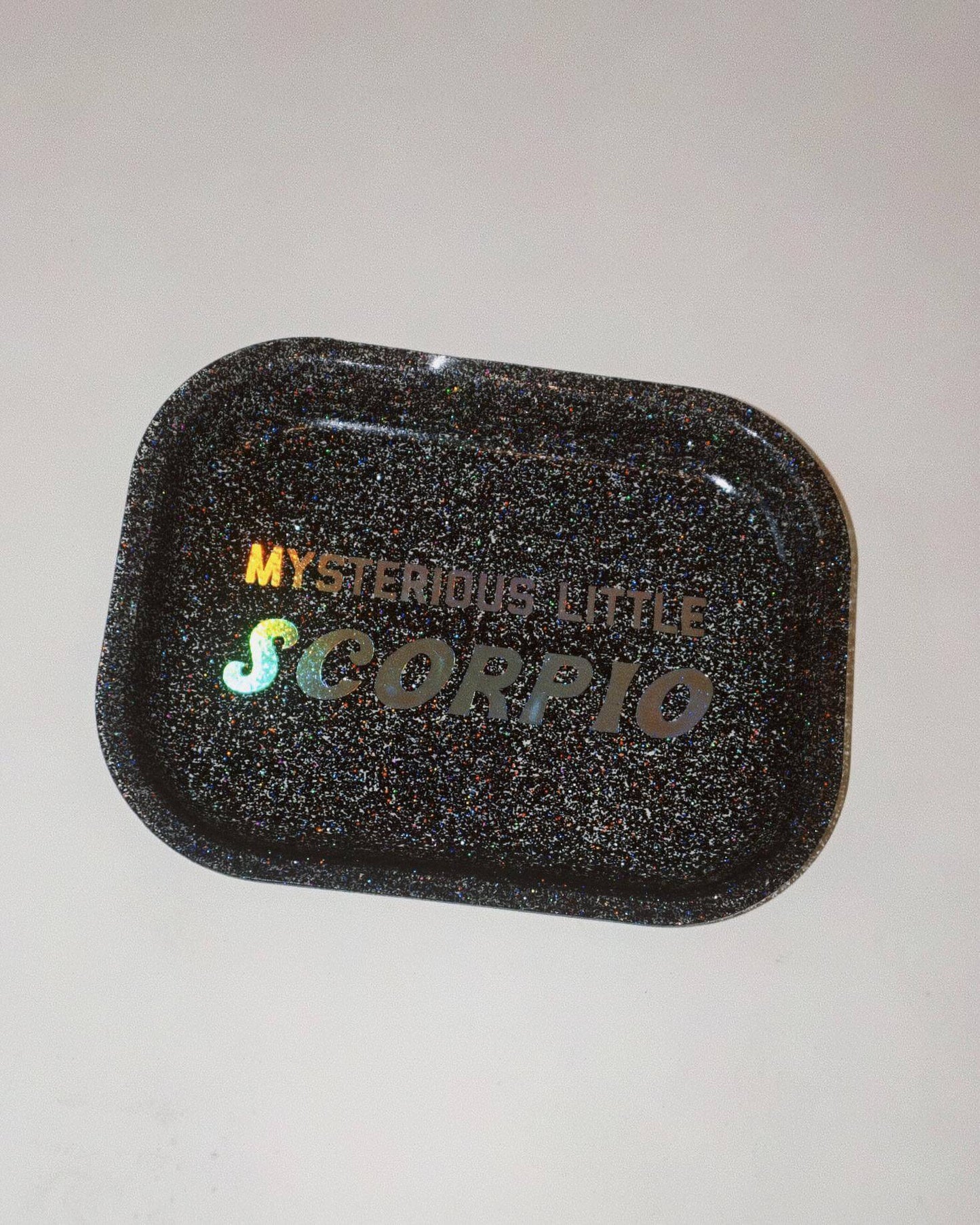 Handmade Glitter Scorpio Zodiac Tray
