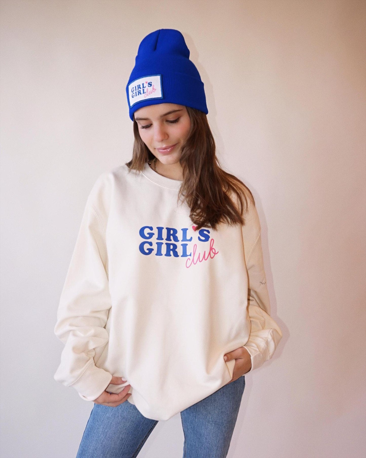 Girl's Girl Club Crewneck Sweatshirt