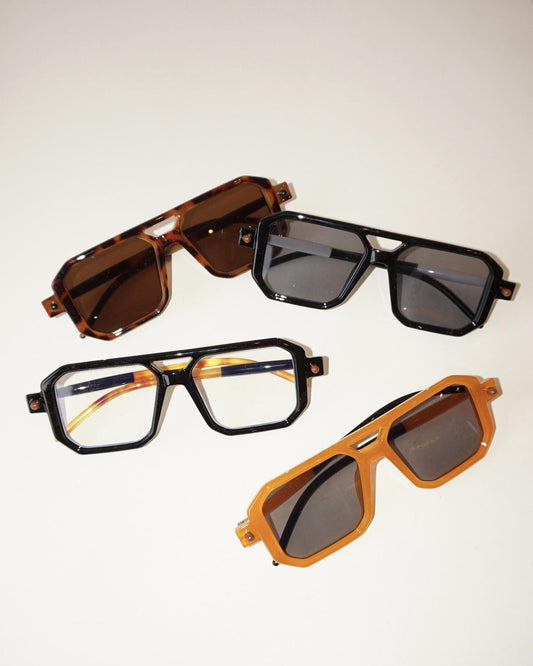 Square Thick Frame Sunglasses