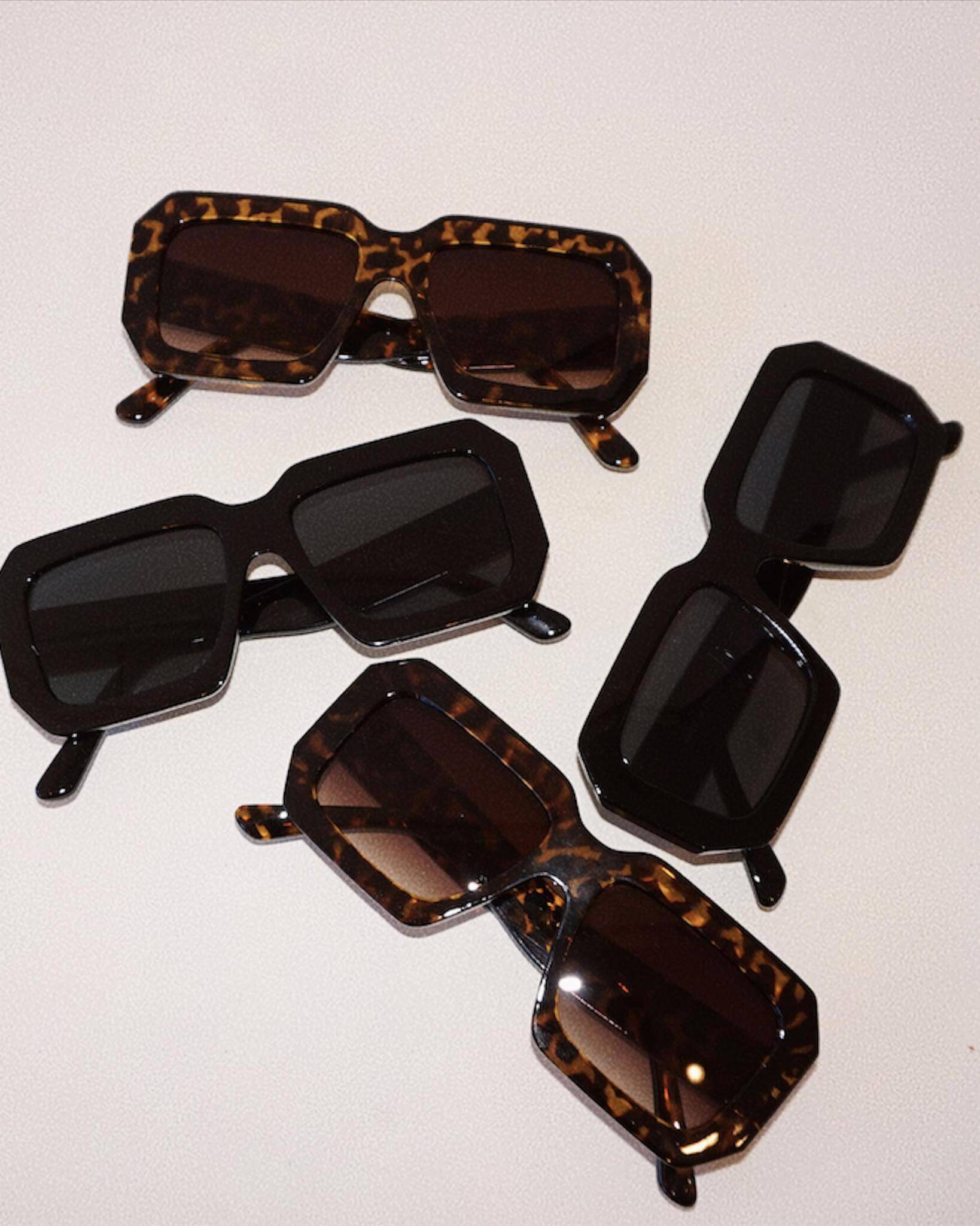 Chunky Square Frame Sunglasses