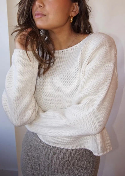 Forever Cropped Sweater