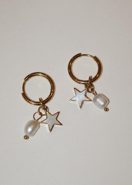 Star Charm Earrings