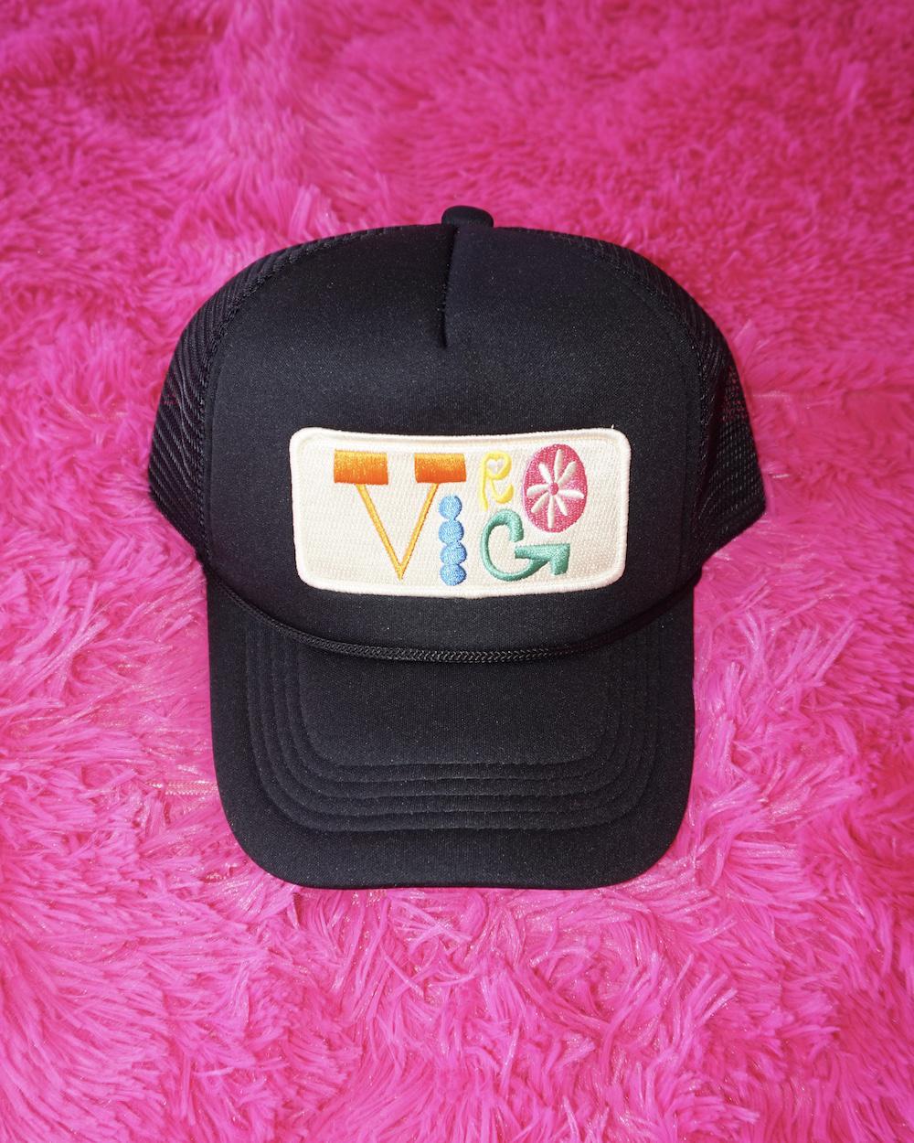 Colored Trucker Hat with Zodiac Patch