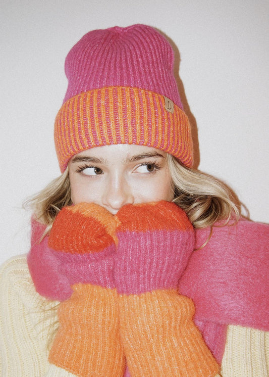 Color Block Beanie