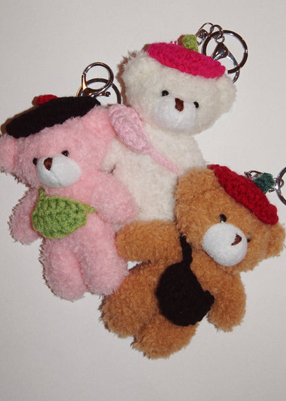 Beret Bear Bag Charm