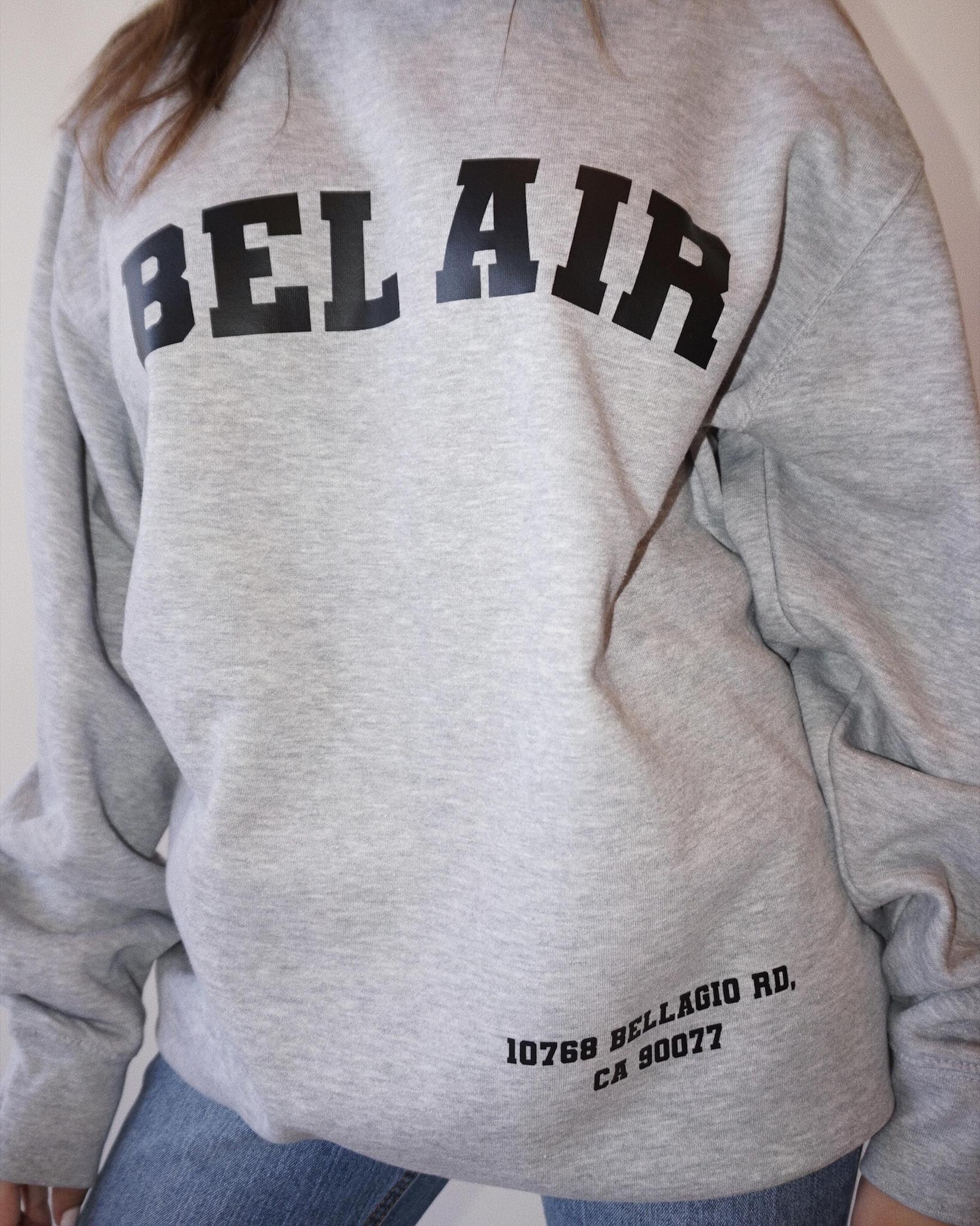 Grey Bel Air Crewneck Sweatshirt