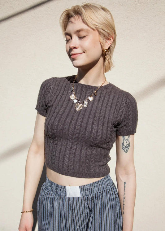 Audrey Crop Sweater