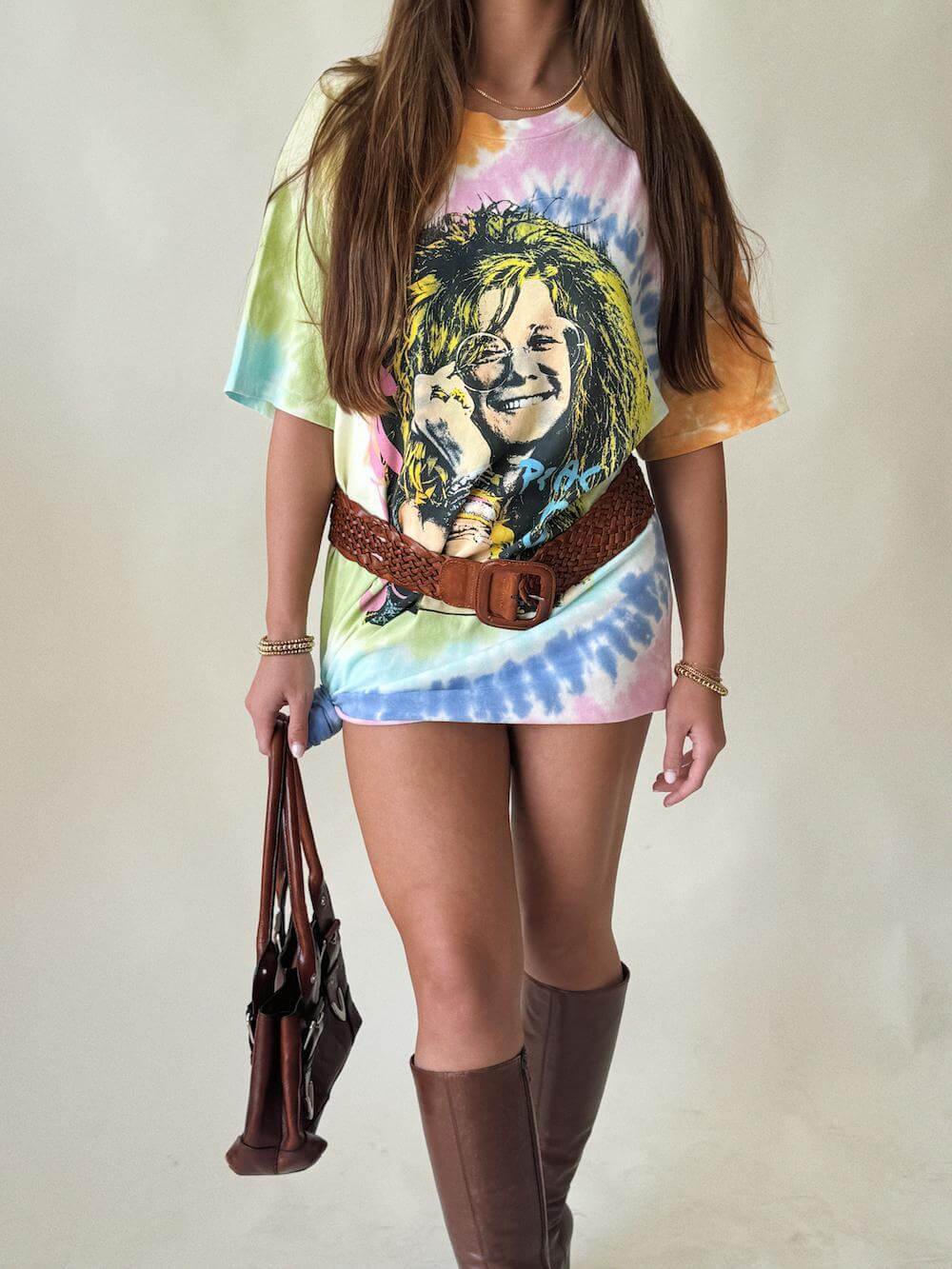 Janis Joplin Peace T-Shirt Dress